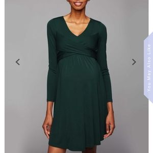 A Pea in the Pod -  NWT Wrap Maternity Dress